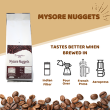Load image into Gallery viewer, Mysore Nuggets | Fresh Coffee Beans | Fresh Coffee Powder